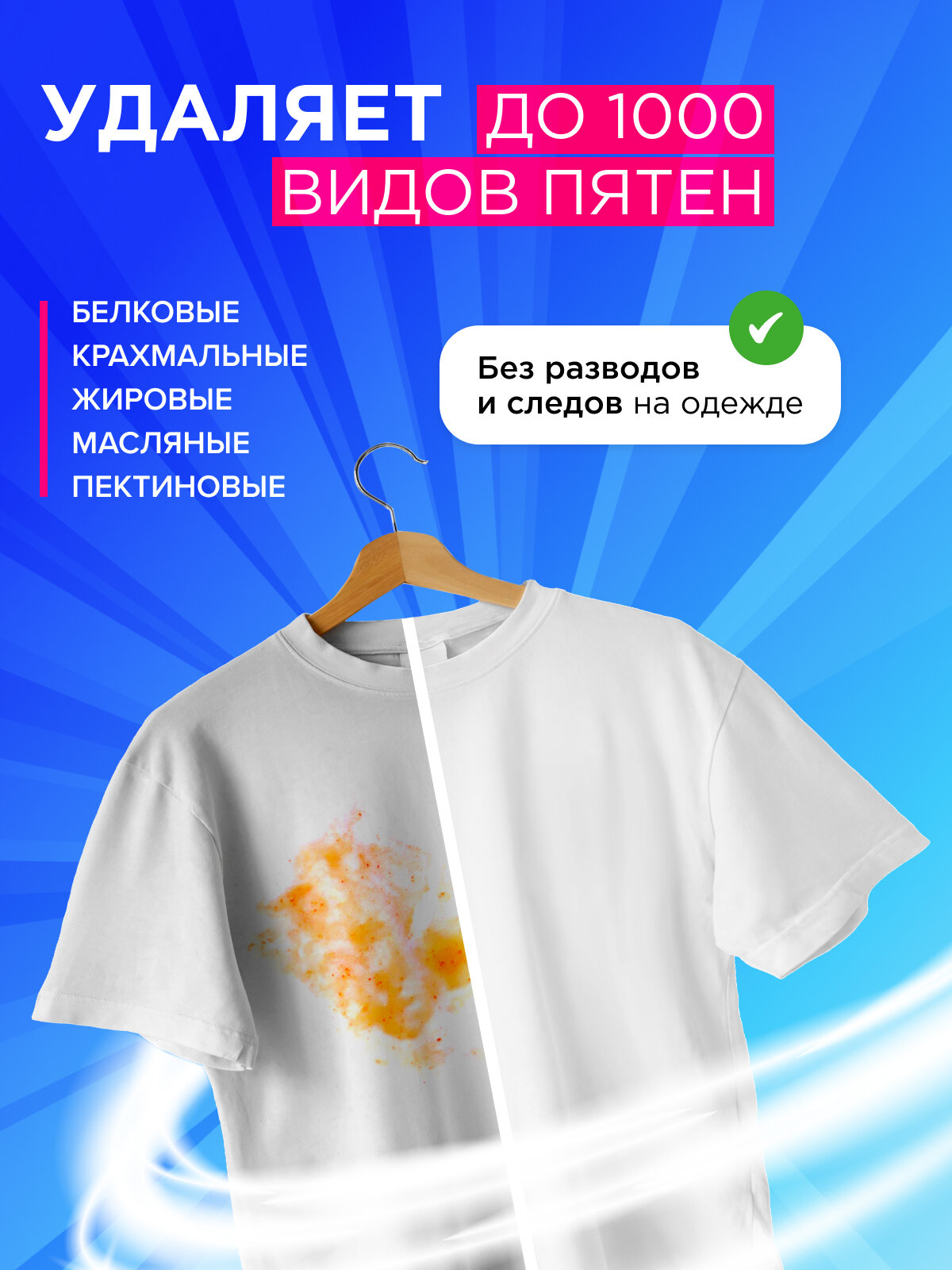 SYNERGETIC Стиральный порошок для цветного белья COLOR 3 кг — фото 1