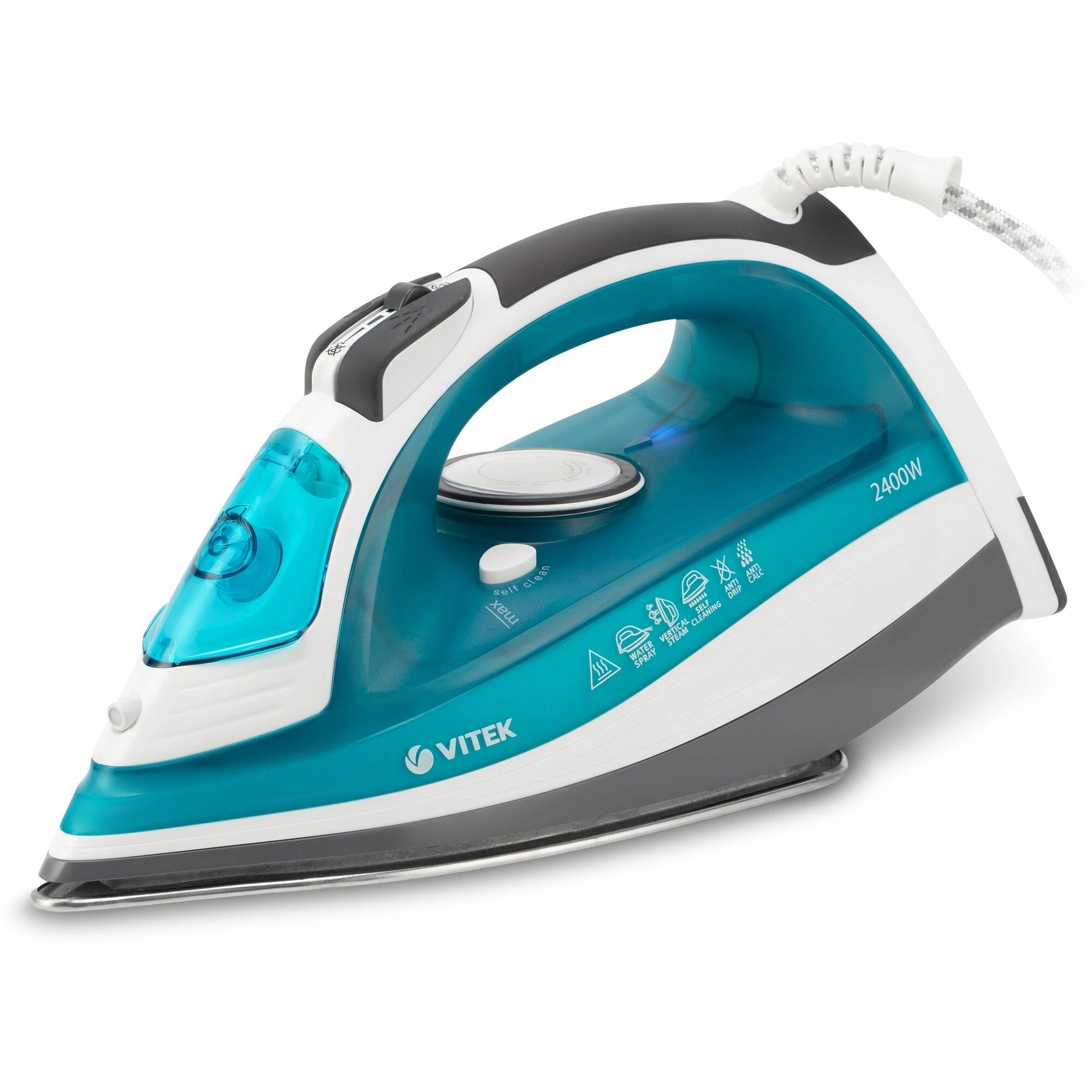 Утюг Vitek VT-1265 2400Вт изумрудный