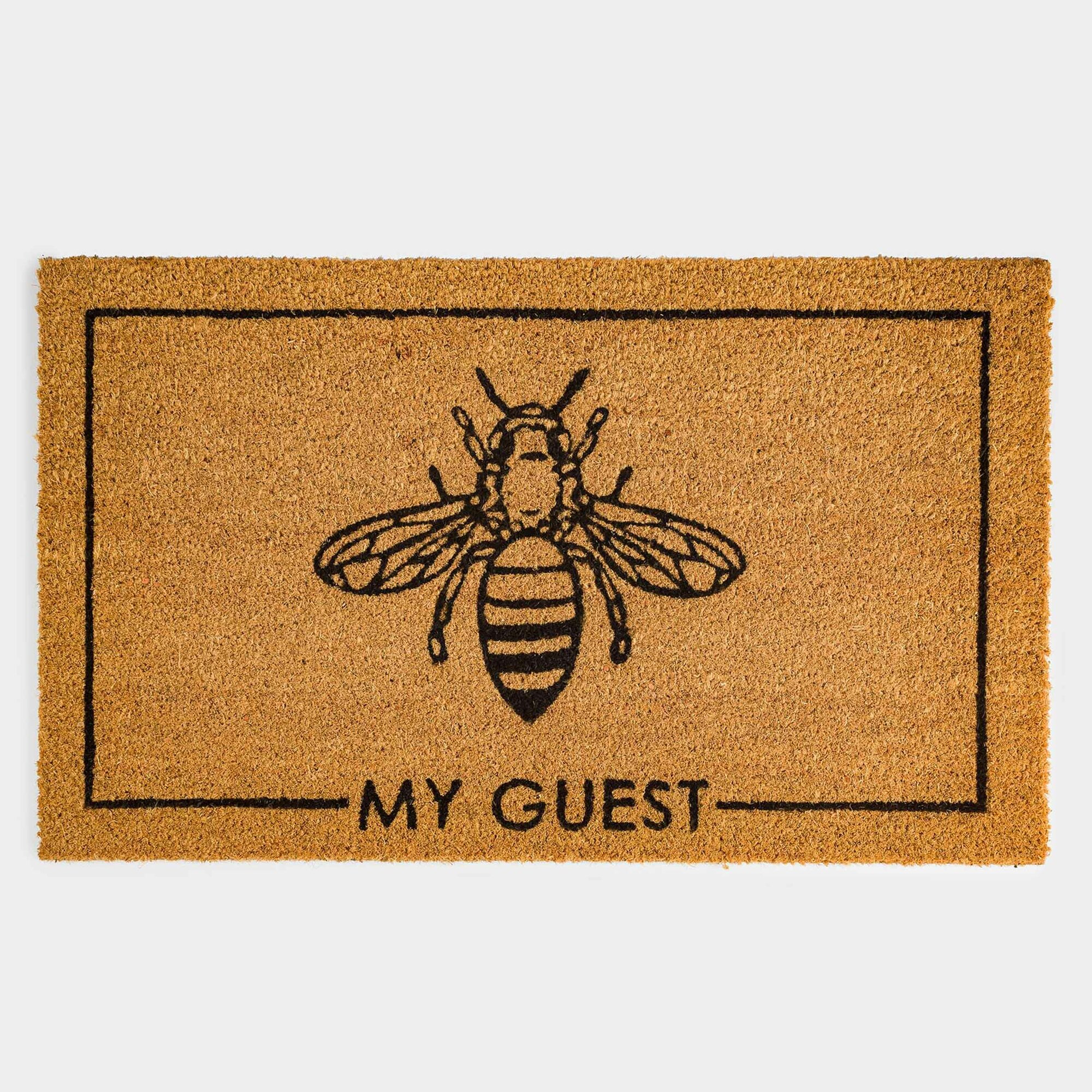 Коврик придверный 45x75 см кокос бежевый My guest Honey