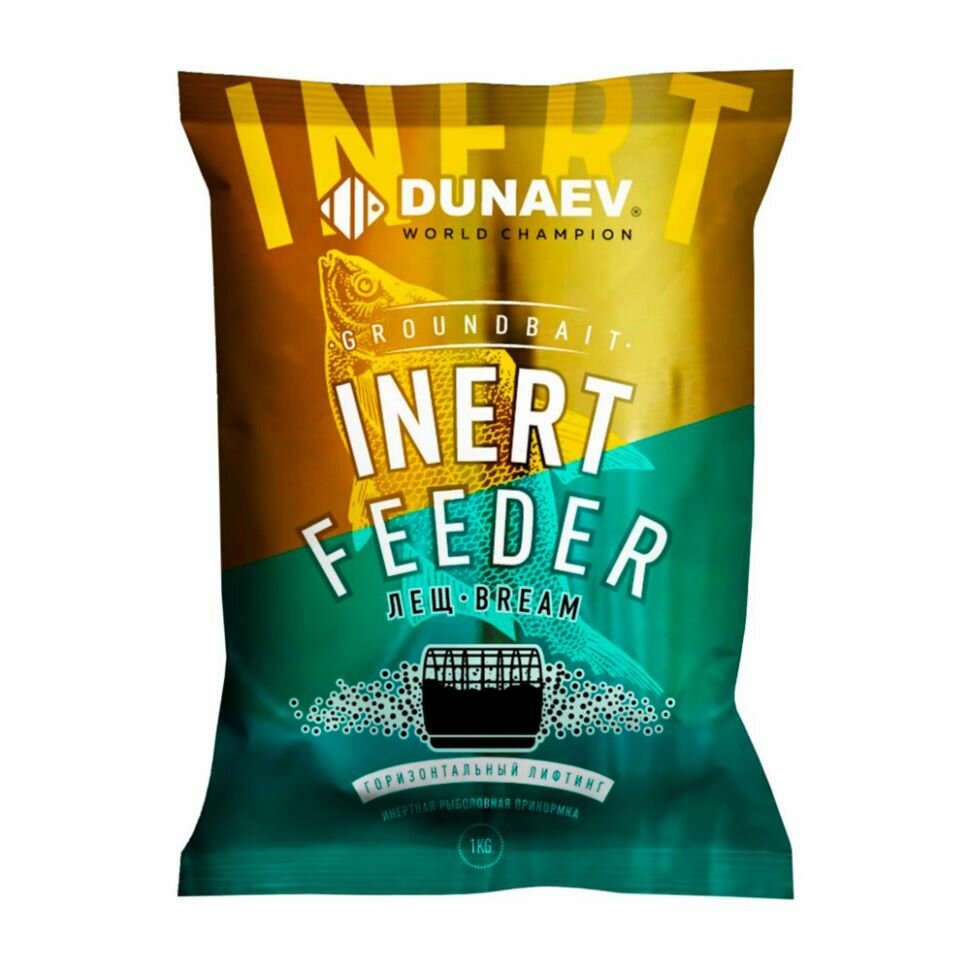 Прикормка для рыбалки Дунаев "DUNAEV-INERT FEEDER" Лещ (Инерт) 1 кг