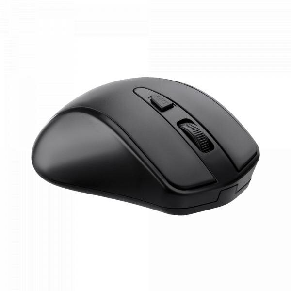 Мышь 2E Wireless Mouse MF213, оптическая, до 10 м, 4 кнопки, черная — фото 1