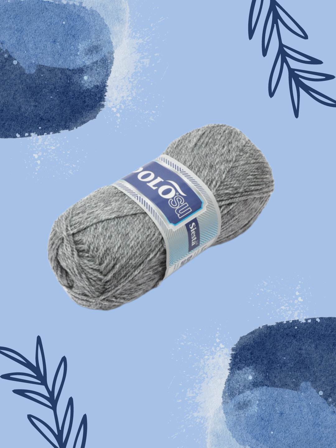 Пряжа-шнурок Polosu, акрил, для ручного вязания, 100 г, длина 200 м