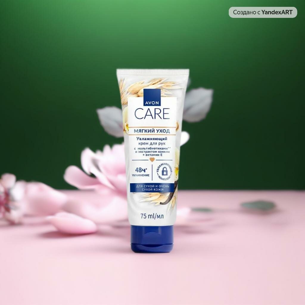 Avon Крем для рук “Мягкий уход”, 75 мл — увлажняющий и смягчающий крем для рук, питание и защита кожи