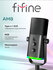 Динамический USB / XLR микрофон FIFINE AmpliGame AM8, черный