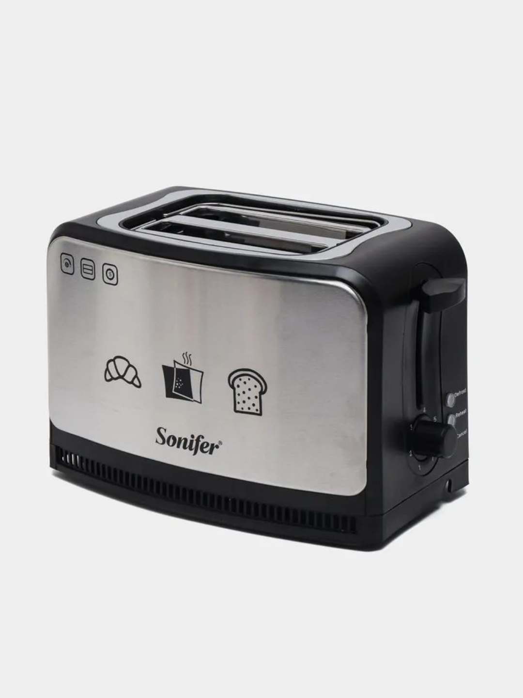 Тостер Sonifer на 2 ломтика – SF-6007/6088/6180, быстрый, регулиуемая прожарка