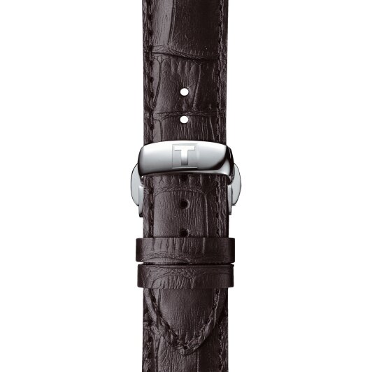 Наручные часы TISSOT, коричневый, белый, золотой — фото 1