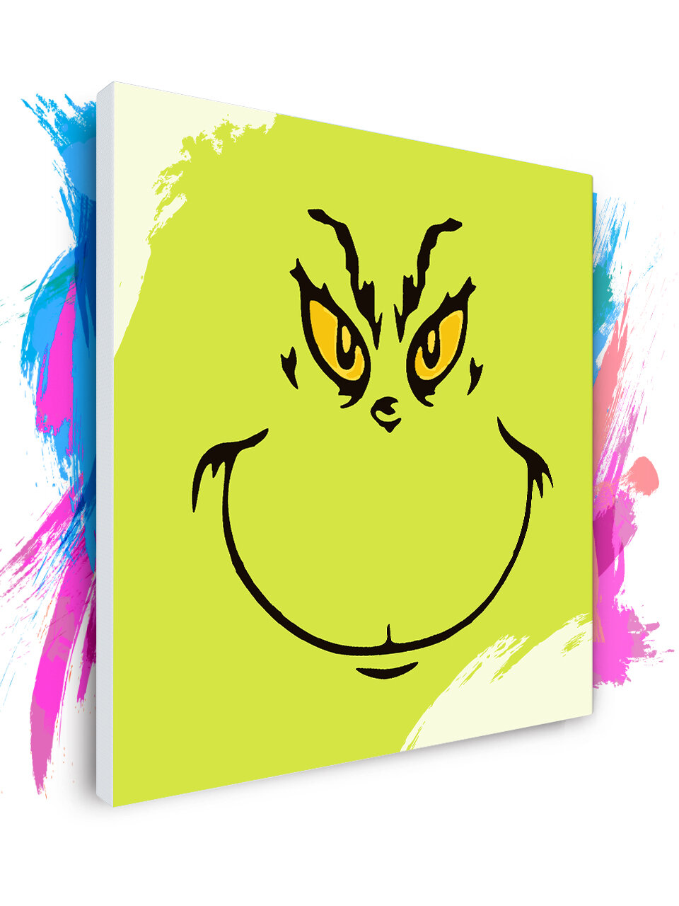 Картина по номерам на холсте Тот кто украл Рождество 100 х 100 см