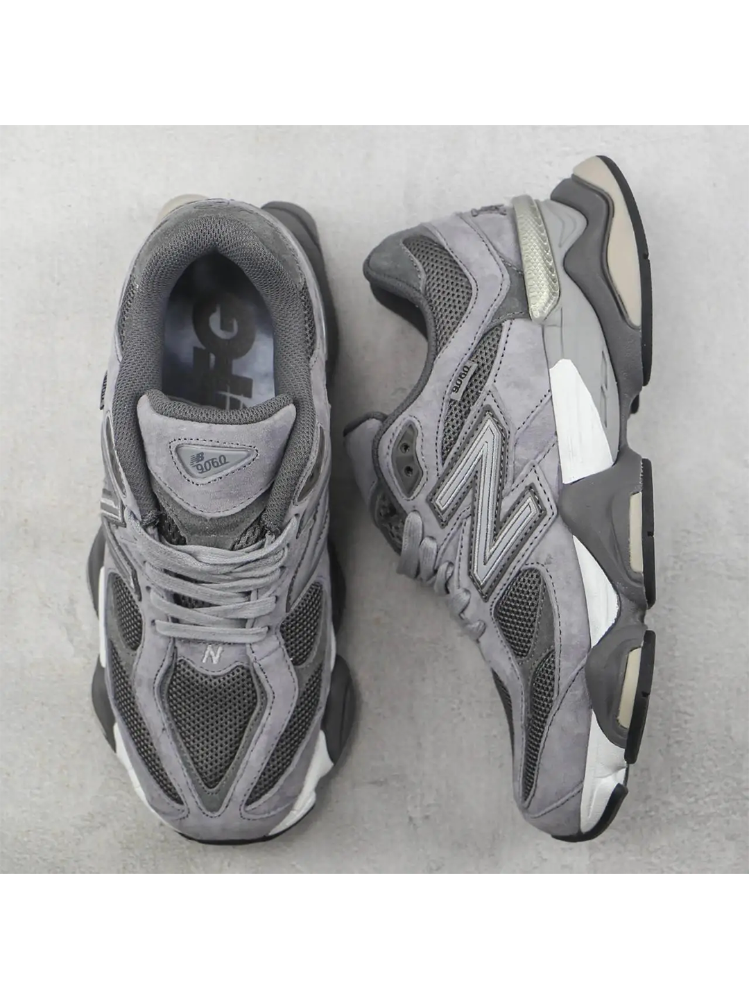 Кроссовки New Balance New Balance 9060, полнота 4 (RU)/ на узкую и среднюю стопу, размер 40, gray — фото 1
