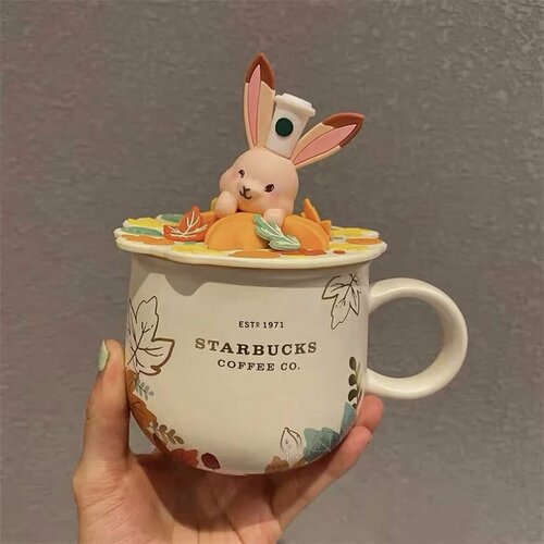 Изображение товара Кружка "Осенняя пора", с кленовыми листьями, для СВЧ, удобная ручка