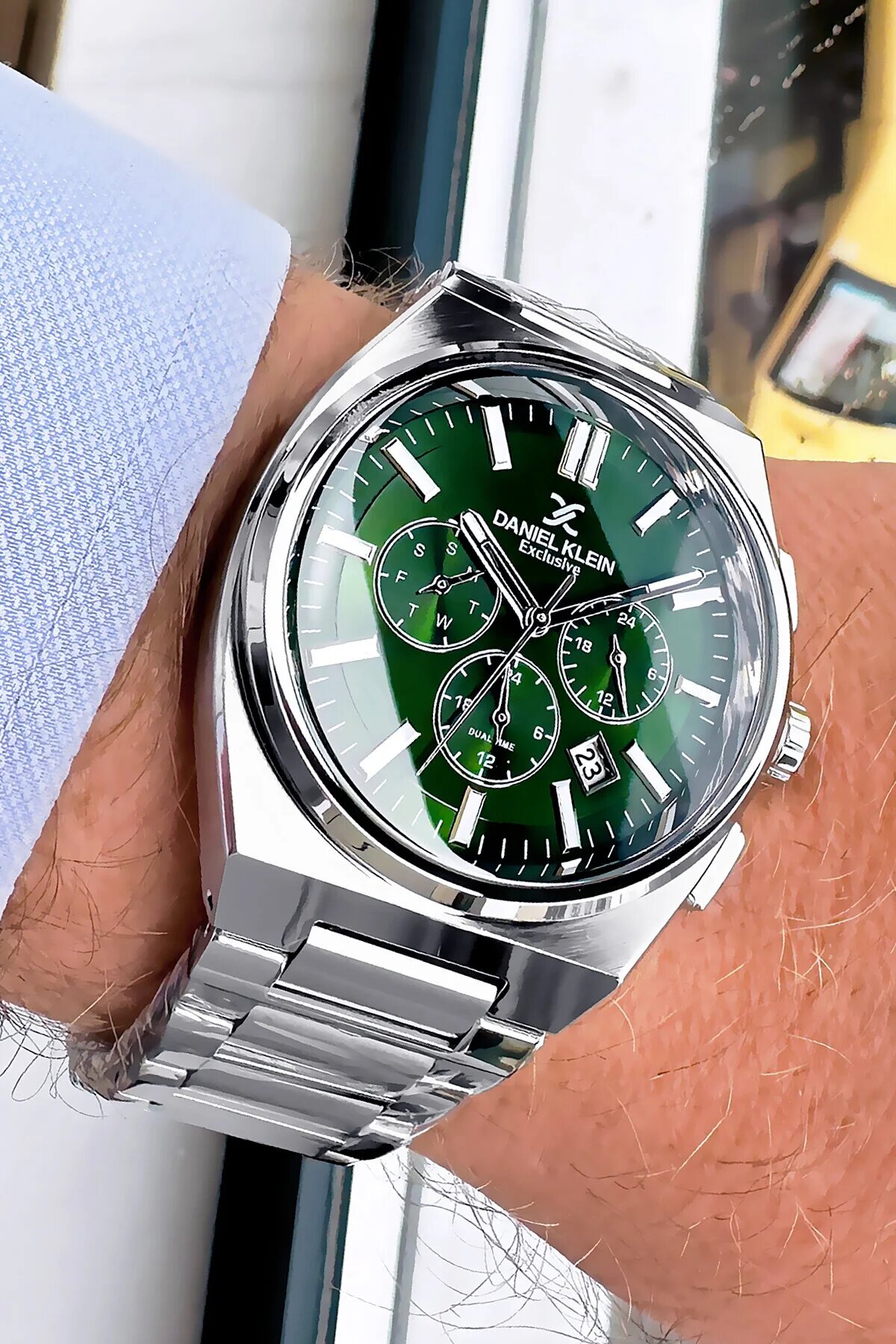 Наручные часы Daniel Klein Exclusive, зеленый, — фото 1