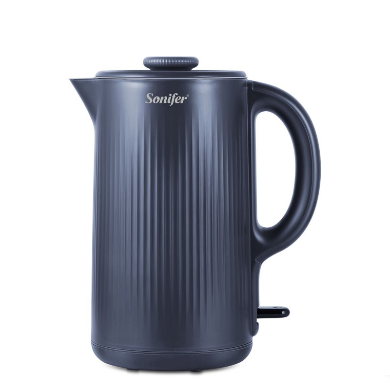 Электрический бытовой чайник Sonifer SF-2096 с мощностью 1500 Вт, корпусом из нержавеющей стали, вместимостью 1,7 л,