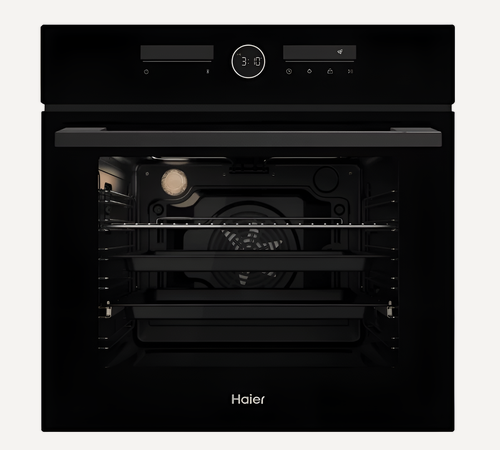 Изображение товара Духовой шкаф электрический Haier HOX-FT5AMTB с черным фасадом