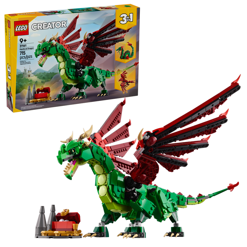 Конструктор LEGO Creator 31161 Средневековый дракон, 715 дет.