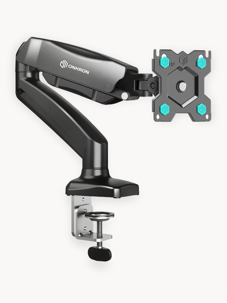Кронштейн для монитора 13"-32" ONKRON G80 настольный, до 8 кг, черный