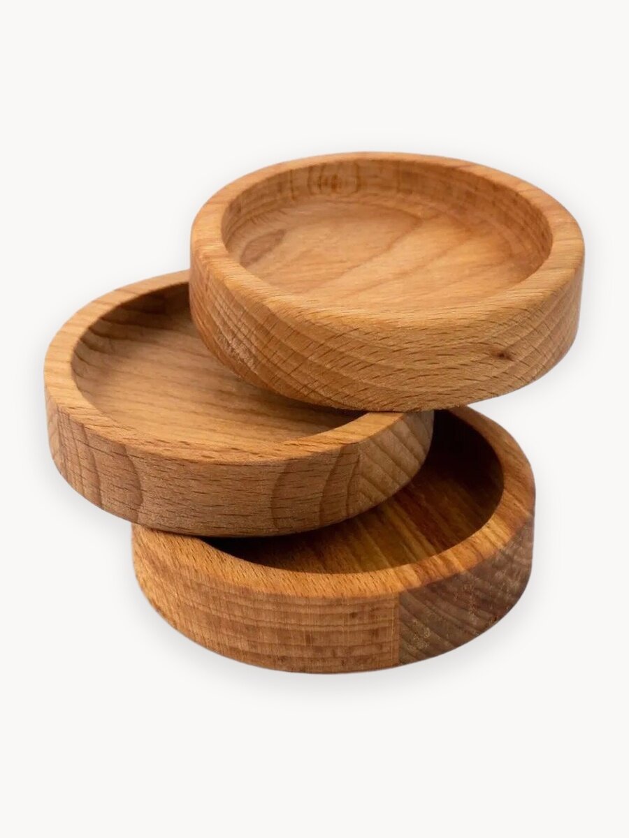 Соусники деревянный набор розетка для варенья