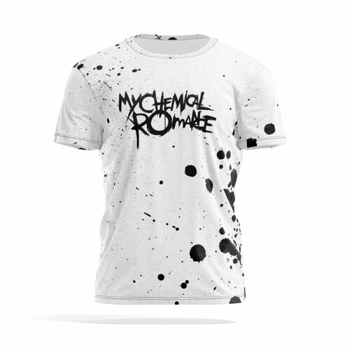 фото Футболка panin brand, размер s, белый, черный