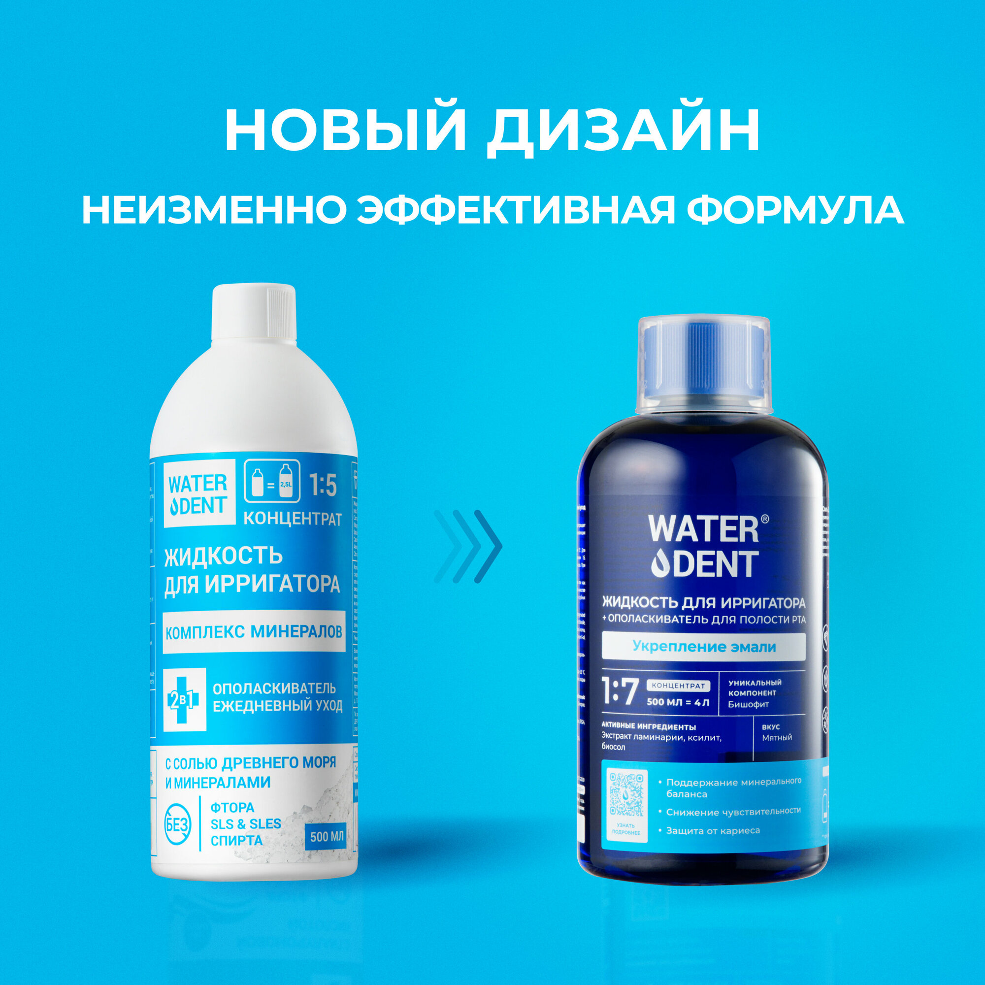 Набор Waterdent/Вотердент: Жидкость для ирригатора+Ополаскиватель для полости рта укрепление эмали 500мл ЗАО Зеленая дубрава - фото №7