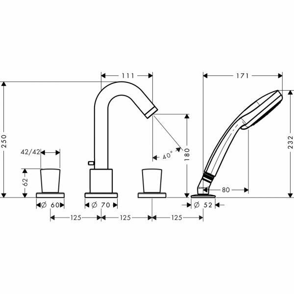 Смеситель Hansgrohe - фото №4