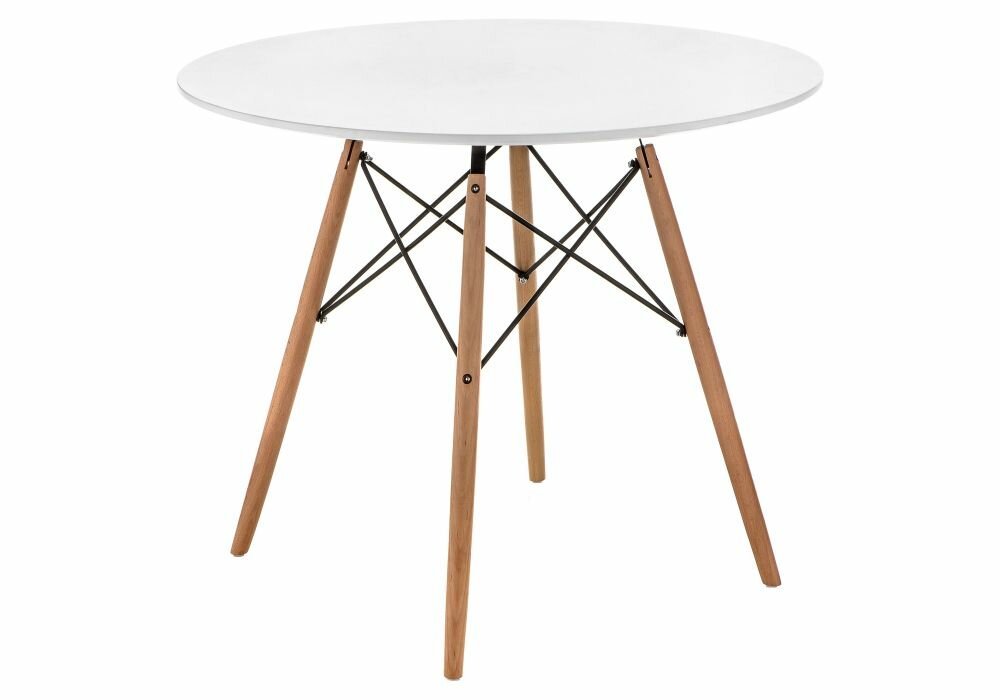 Стол деревянный Woodville Table 90 white/wood