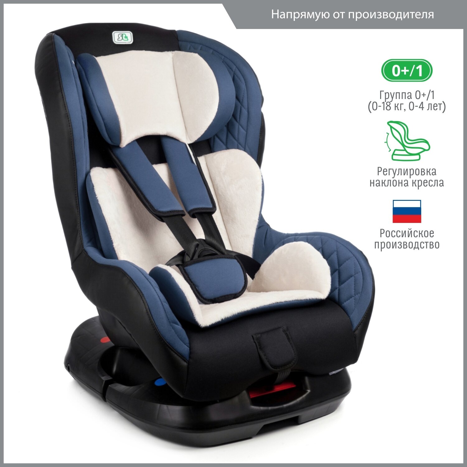 Автокресло Smart Travel Leader Blue (KRES2077)