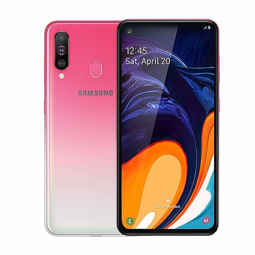 Глянцевая Гидрогелевая пленка на Samsung Galaxy A60/Самсунг Галакси А60, 1шт