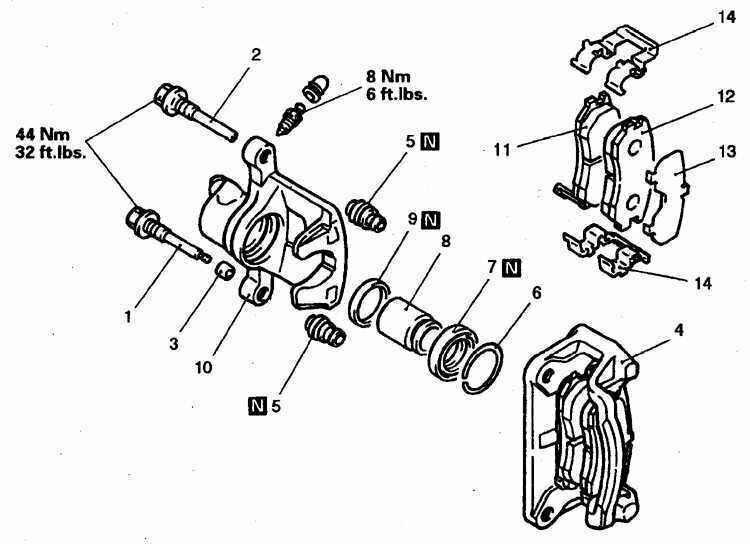 Ремкомплект суппорта audi a3/skoda octavia/vw bora/golf пер.(пыльн.+манжет.)