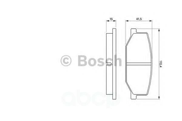 Тормозные колодки Bosch - фото №8