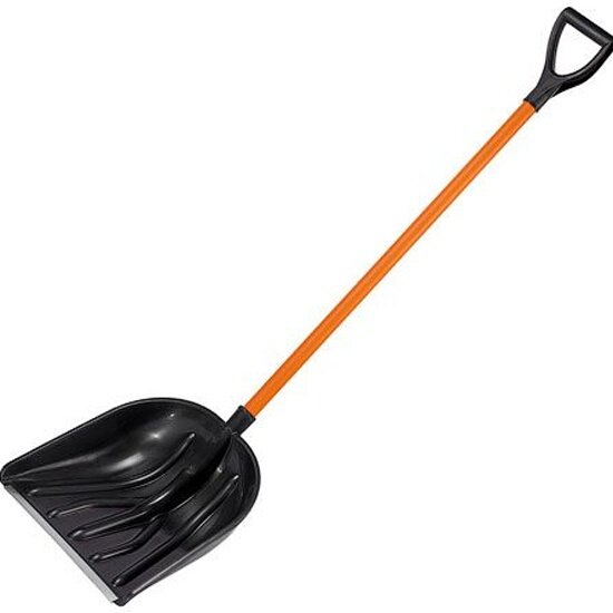 Лопата для уборки снега Startul 410х460мм со стальным черенком MASTER ST9056-2