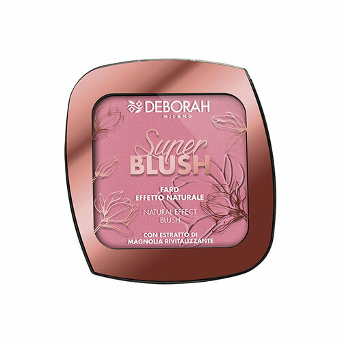 Румяна для лица `DEBORAH` SUPER BLUSH тон 01 роза