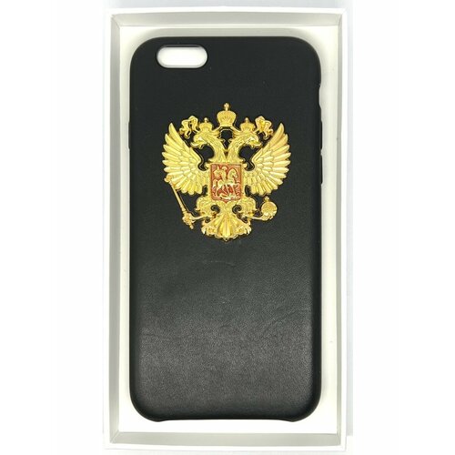 Leather Case для iPhone 6/6S Кожа с Гербом России