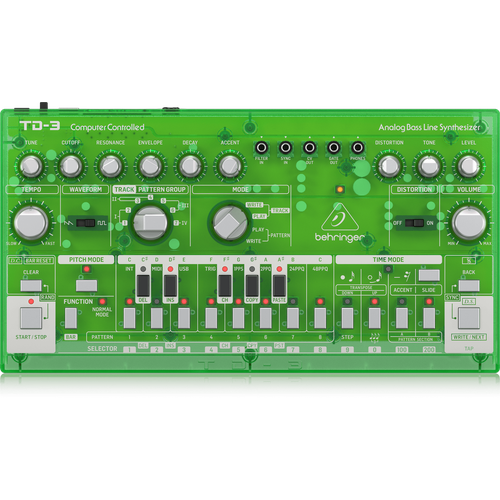 аналоговый басовый синтезатор behringer td 3 mo sr Аналоговый басовый синтезатор Behringer TD-3-LM