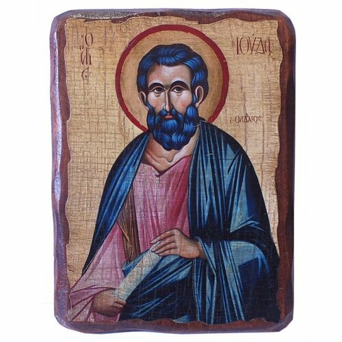 Икона Иуда Иаковлев апостол под старину (13 х 17,5 см), арт IDR-772