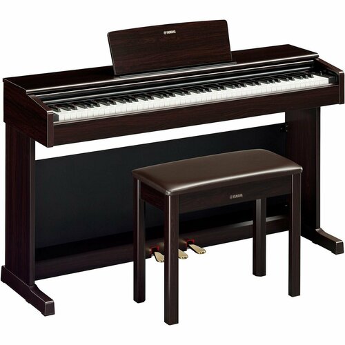 Yamaha YDP-145R Arius +Bench электропиано с банкеткой, 88 клавиш, цвет палисандр