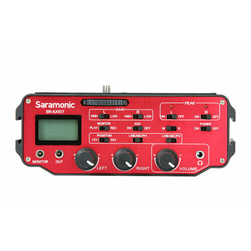 Saramonic SR-AX107 - Двухканальный аудио-адаптер для DSLR камер и видеорекордеров
