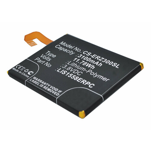 Аккумулятор CS-ERZ300SL LIS1558ERPC для Sony Xperia Z3 D6603 3.8V / 3100mAh / 11.78Wh аккумулятор ibatt ib b1 m803 3100mah для sony sony ericsson lis1558erpc