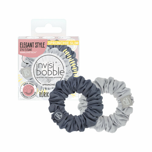 SPRUNCHIE SLIM Feelin Greyt резинка для волос Invisibobble