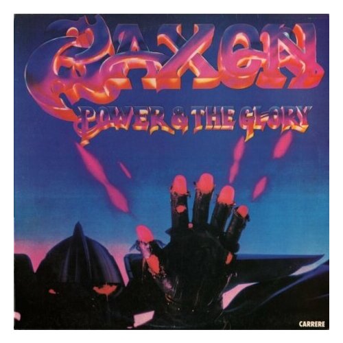 старый винил carrere saxon strong arm metal lp used Старый винил, Carrere, SAXON - Power & The Glory (LP , Used)