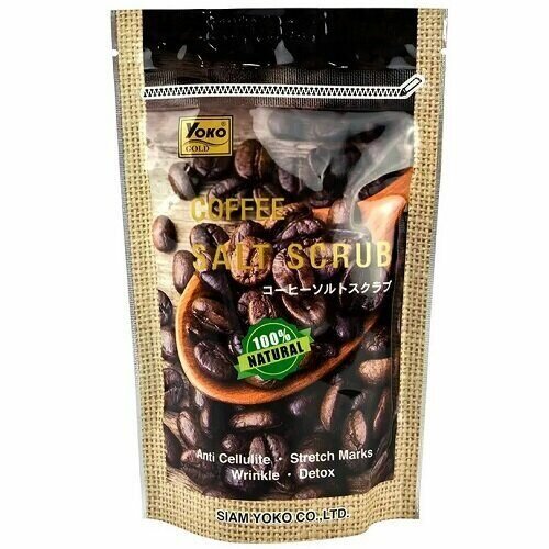 Скраб солевой для тела с кофе Yoko Gold Coffee Salt Scrub 280g