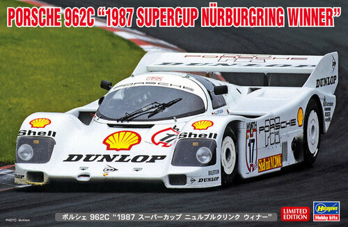 20603-Автомобиль PORSCHE 962C 1987 SUPERCUP NURBURGRING WINNER (Limited Edition)