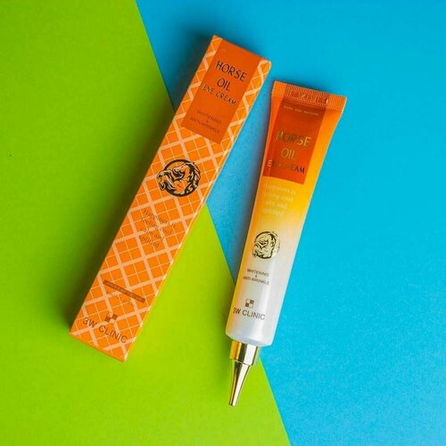 3W Clinic Крем для кожи вокруг глаз Horse Oil Eye Cream
