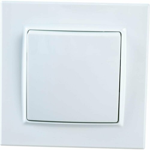 ECON Выключатель Камелия 1 кл. 10А белый K001