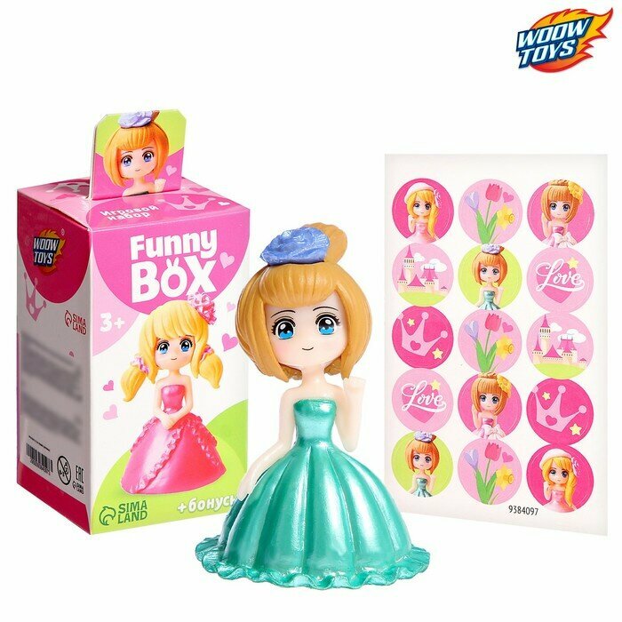 WOOW TOYS Игровой набор Funny box, принцессы, микс