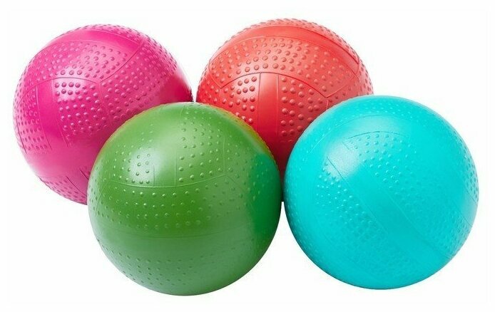 Мяч резиновый 10 см фактурный цвета в ассортименте (цена за 1 шт)