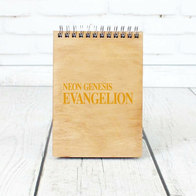 Скетчбук деревянный Евангелион, Neon Genesis Evangelion №2