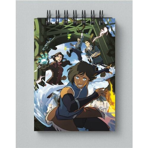 Блокнот Аватар: Легенда о Корре, Avatar: the legend of Korra №9, А6 printio блокнот legend of the cryptids