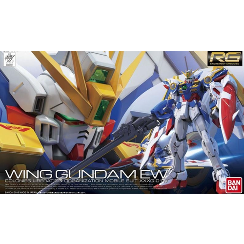 BND-2302827 Сборная модель RG Bandai Wing Gundam EW 20 эмси фигурка gundam universe xxxg 00w0 wing gundam zero ew