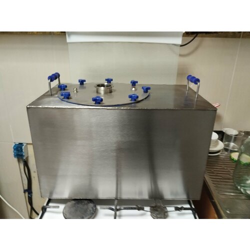 Перегонный куб Вечный 45 литров фланец выход на кламп 30 дюйма на 2 конфорки 1790000₽