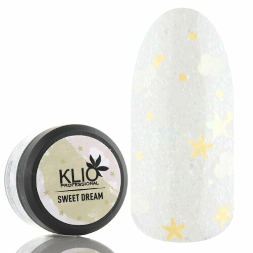 Гель-лак Klio professional Sweet dream №01, 15 мл klio professional верхнее покрытие ibiza 01 15 мл