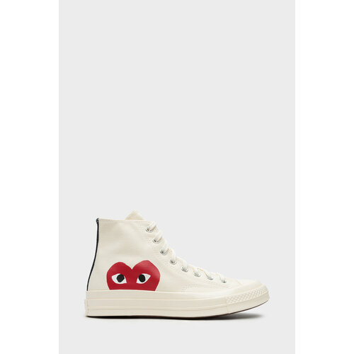 фото Кеды comme des garcons play chuck 70 hi, повседневные, высокие, размер 44, бежевый comme des garçons play