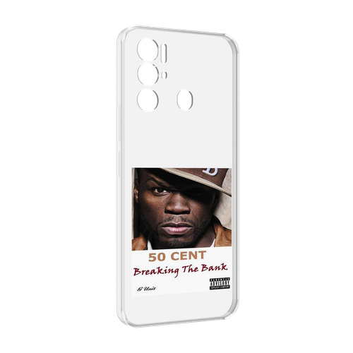 Чехол MyPads 50 Cent - Breaking The Bank для Tecno Pova Neo 4G задняя-панель-накладка-бампер